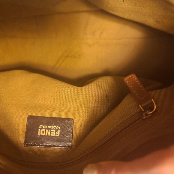 Authentic Fendi Mia Purse with Gold Chain Strap - Picture 11 of 13